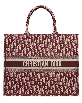 Christian Dior Book Tote bag M1286 Red