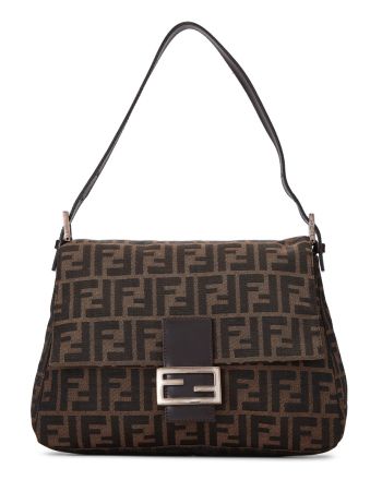 Fendi Zucca Canvas Bag Coffee